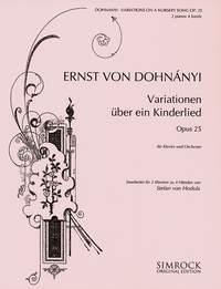 Variations on a Nursery Song op. 25
