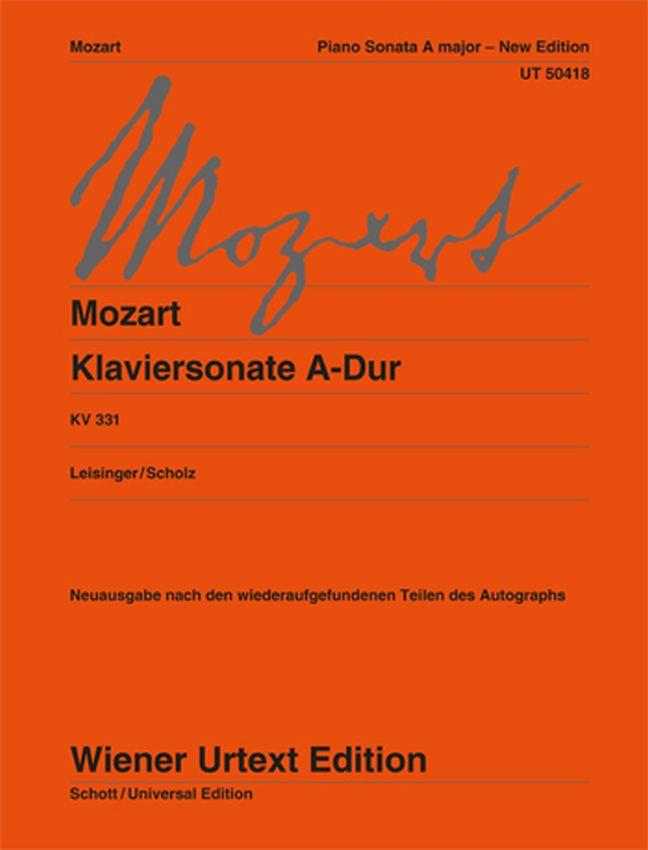 Mozart: Piano Sonata in A Major KV 331
