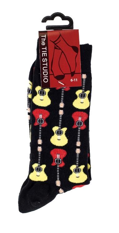 Acoustic Guitar Socks – Black (Size 6-11)