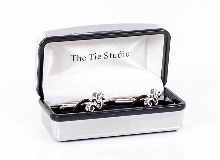 Tie Studio: Treble Clef Cufflinks