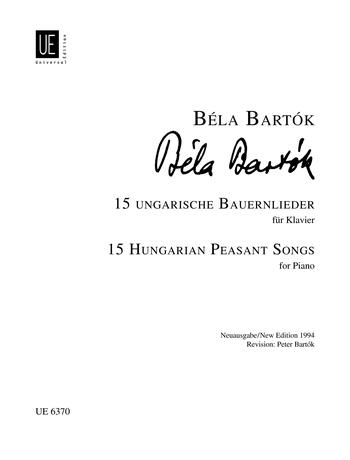Bartok: 15 ungarische Bauernlieder für Klavier