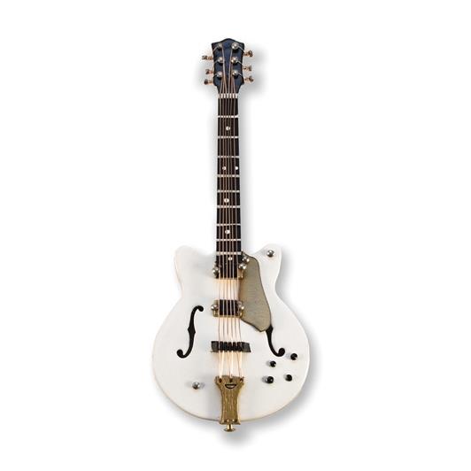 Electric Guitar white/gold Magneet
