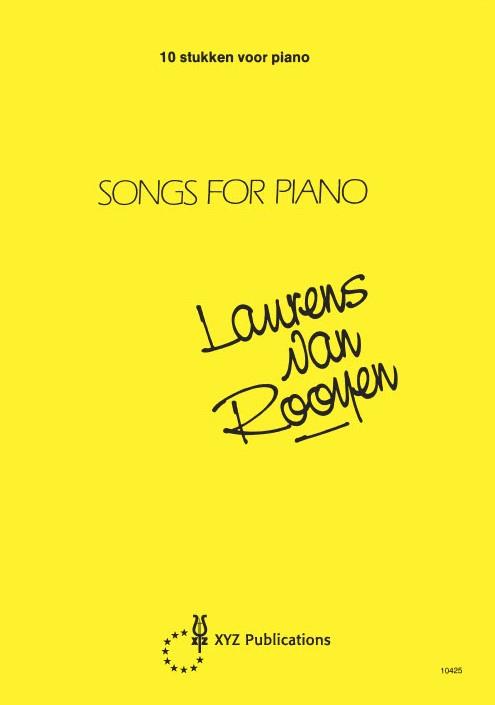 Laurens van Rooyen: Songs for Piano (10 Pieces)