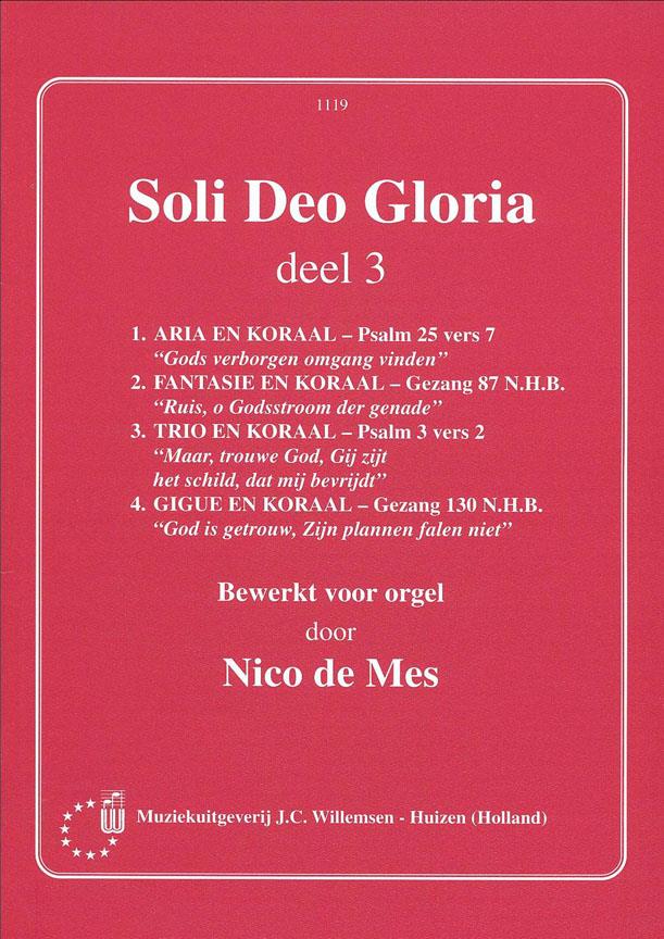 Nico de Mes: Soli Deo Gloria 3