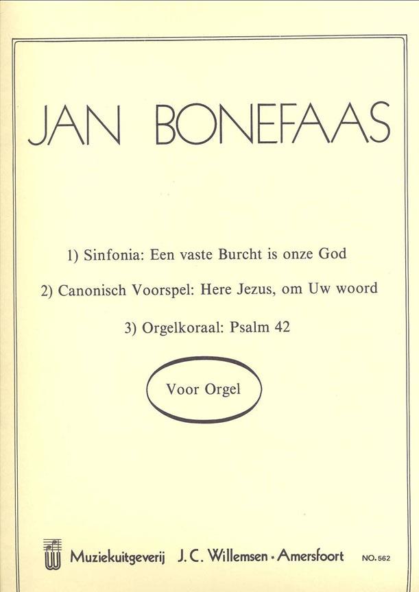 Sinfonia Vaste Burcht Is Onze God Canonisch Voorspel Here
