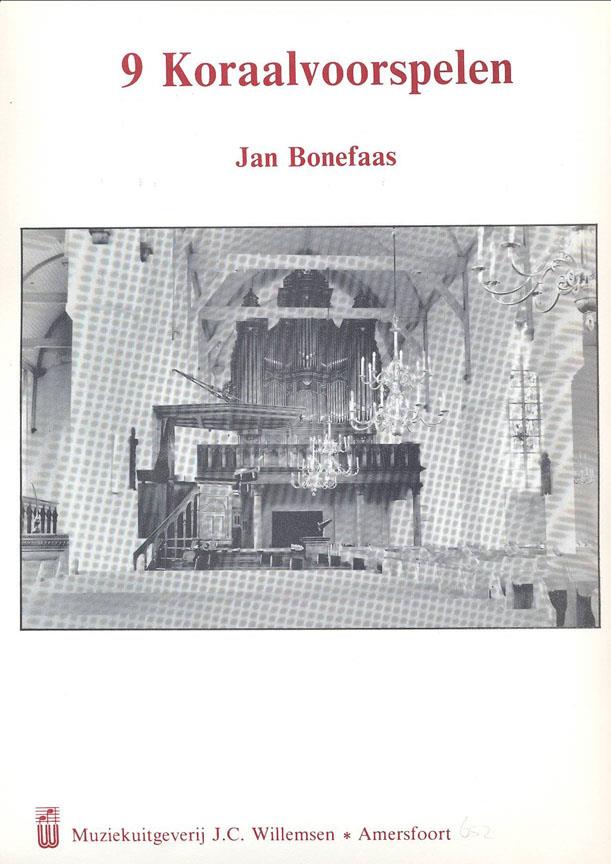 Jan Bonefaas: 9 Koraalvoorspelen