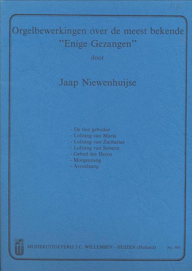 Orgelbewerkingen Over Meest Bekende Enige Gezangen