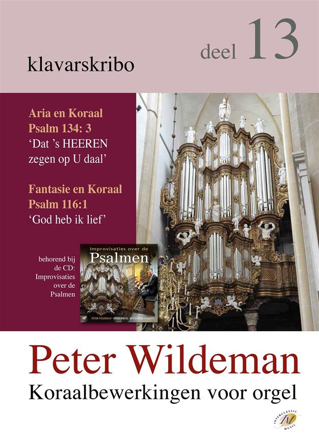 Wildeman: Koraalbewerkingen voor orgel deel 13-Klavarskribo