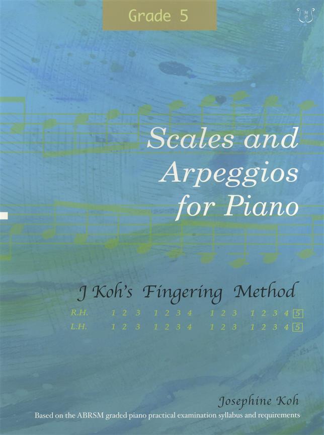 Scales and Arpeggios For Piano – Fingering Method Grade 5