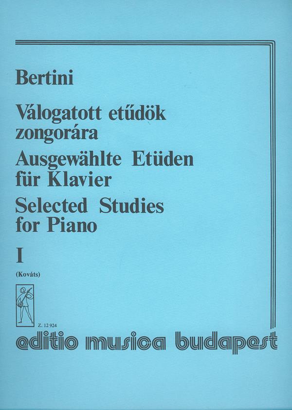 Bertini: Selected Studies for Piano 1