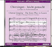 Mozart: Missa cMoll KV 427 (417a) (CD Chorstimme Alt)
