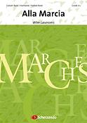 Wim Laseroms:  Alla Marcia (Partituur Harmonie Fanfare Brassband)