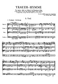Georg Friedrich Händel: Trauer-Hymne (Partituur)