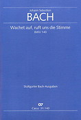 Bach: Kantate BWV 140 Wachet auf, ruft uns die Stimme (Koorpartituur)