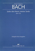 Bach: Kantate BWV 143 Lobe den Herrn, meine Seele (Koorpartituur)