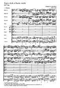 Bach: Kantate BWV 186 Ärgre dich, o Seele, nicht BWV 186a (Koorpartituur)