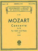 Mozart: Violin Concerto No.3 In G K.216 (Violin/Piano)