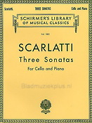 Scarlatti: Three Sonatas For Cello And Piano
