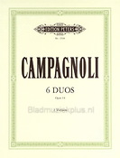Campagnoli: 6 fortschreitende Duette op. 14