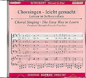 Schubert: Messe GDur D 167 (CD Chorstimme Sopraan)
