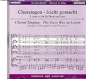 Franz Schubert: Messe GDur D 167 (CD Chorstimme Alt)