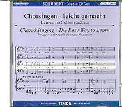 Franz Schubert: Messe GDur D 167 (CD Chorstimme Tenor)