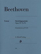 Beethoven: String Quartets op. 59, 74, 95