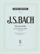 Bach: Samtliche Klavierwerke (Bach-Busoni-Ausgabe) Englische Suiten, Nr. 4-6