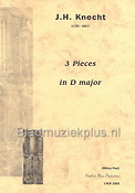 Knecht: 3 stukken in D groot (Orgel)