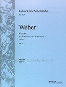 Weber: Klarinettenkonzert 1 f-moll  