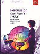 Percussion Exam Pieces & Studies Grade 4