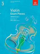 Violin Exam Pieces 20122015, ABRSM Grade 3