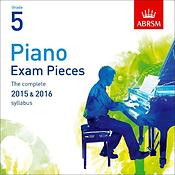Piano Exam Pieces 2015 & 2016, Grade 5, CD