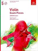 Selected from the 2016-2019 Syllabus Violin Exam Pieces 2016-2019 ABRSM Grade 5