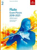 Flute Exam Pack Grade 2 2018-2021 (Pianobegeleiding Fluit)