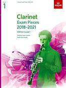 Clarinet Exam Pack Grade 8 2018-2021 (Pianobegeleiding Klarinet)