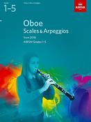 Oboe Scales and Arpeggios Grades 1-5 From 2018