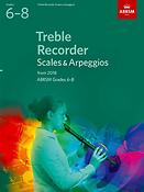 Treble Recorder Scales and Arpeggios Grades 6-8 From 2018