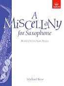 A Miscellany For Saxophone, Book I
