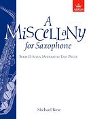 A Miscellany For Saxophone, Book II
