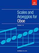 Scales and Arpeggios for Oboe Grades 1-8