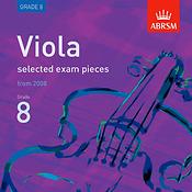 Selected viola exam pieces from 2008, Grade 8