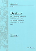 Brahms: Ein Deutsches Requiem (Partituur)