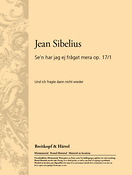 Sibelius: S'en Har Jag - und ich Fragte