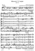 Mozart: Missa C major K 337 Missa Solemnis (Orgel)