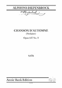 Alphons Diepenbrock: Chanson d'automne (SATB)