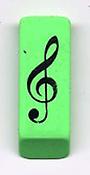Wedge Eraser Treble Clef