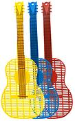Guitar Shaped Fly Swatter - Assorted Colours