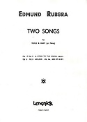 Two Songs Opus 4 Nr 2/Opus 13 Nr 2