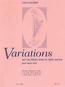 Carlos Léon Salzédo: Variations sur un Thème dans le Style ancien